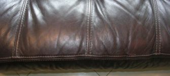 Do not use window cleaner on leather upholstery