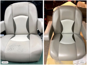 Marine vinyl seating repair fibrenew