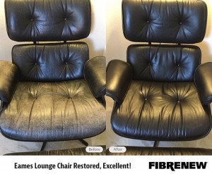 Leather Chair Restored to Look Great 