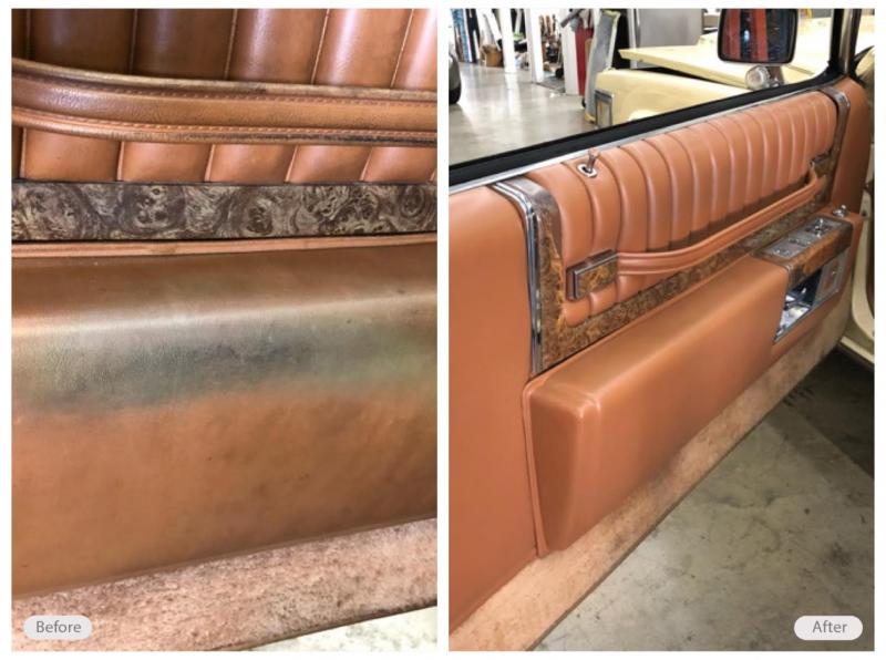 Vehicle door panel restoration