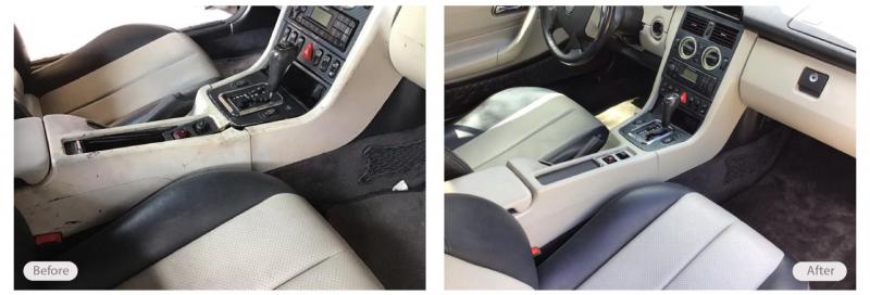 Vehicle center console repair and restoration