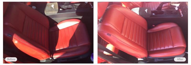 Ford Mustang passenger seat repair and restoration