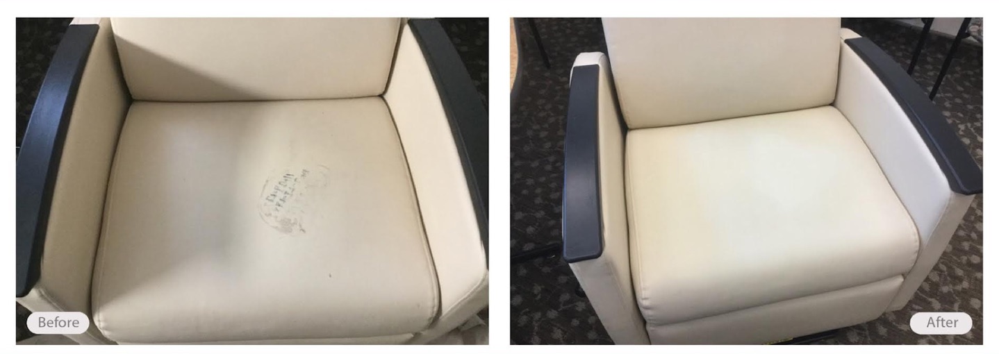 Waiting room furniture care, maintenance and restoration