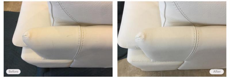 Leather sofa repair