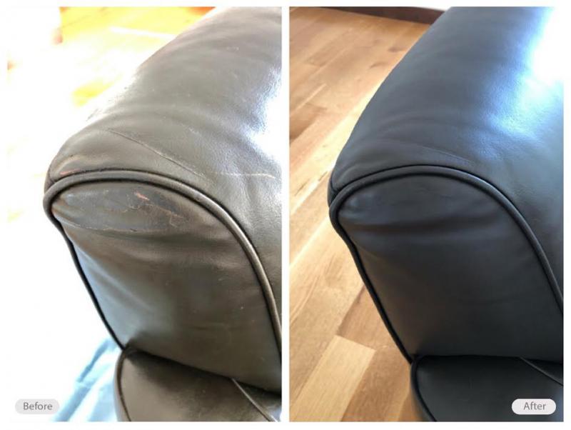 Leather chair repair