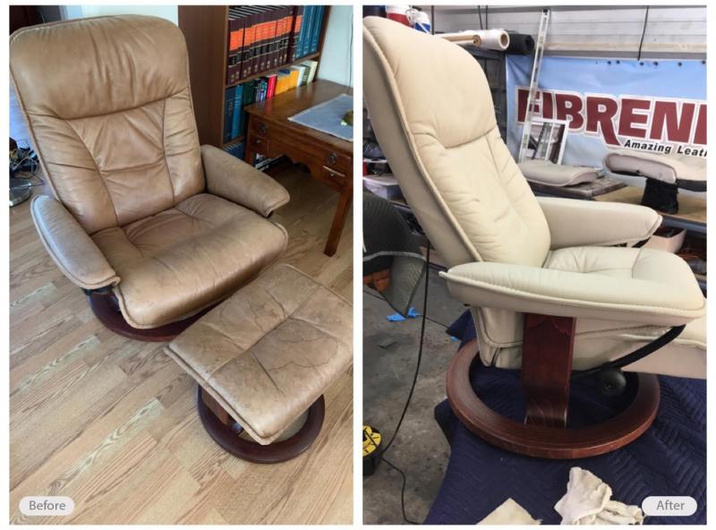Ekornes Stressless chair restoration