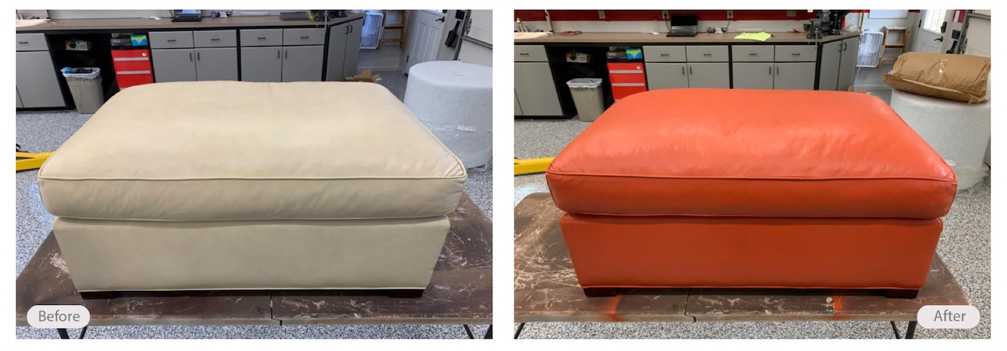 Make over remodel of this leather furniture