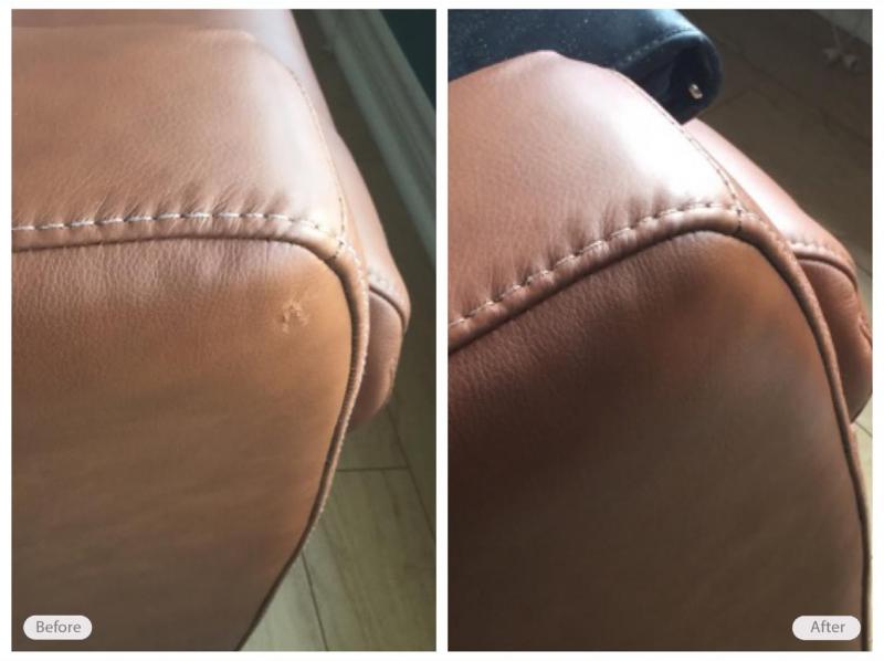 Moving damage restored in customer's home