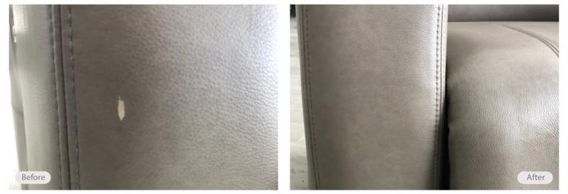 Leather couch repair