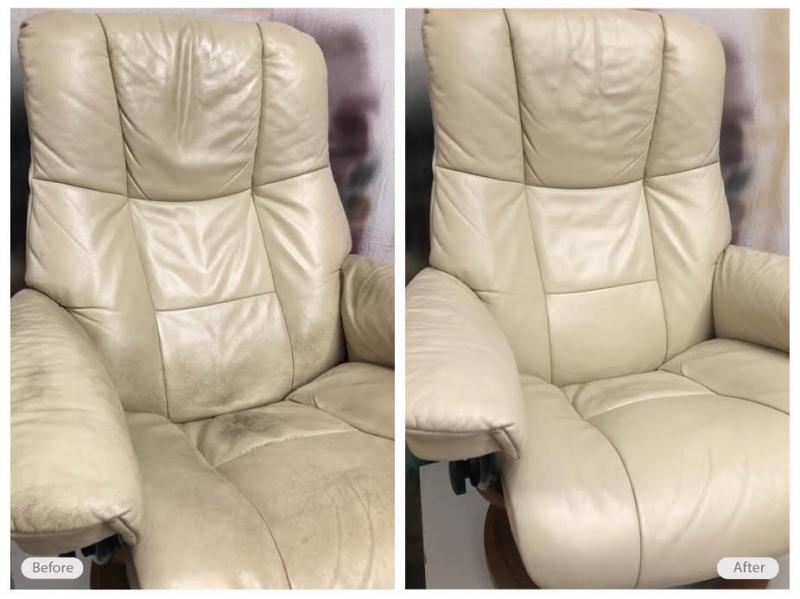 Stressless chair redye and restoration