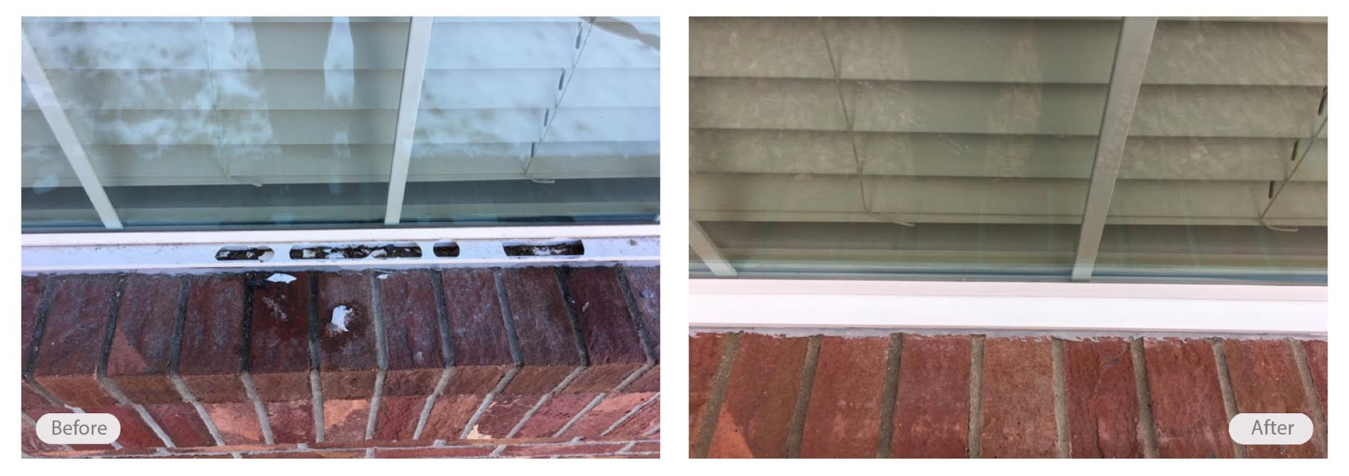 PVC window casing restoration 
